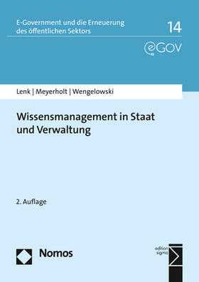 Lenk / Meyerholt / Wengelowski | Wissensmanagement in Staat und Verwaltung | Buch | sack.de