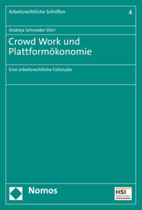 Schneider-Dörr | Crowd Work und Plattformökonomie | Buch | sack.de
