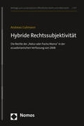 Gutmann |  Hybride Rechtssubjektivität | Buch |  Sack Fachmedien