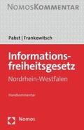 Pabst / Frankewitsch |  Informationsfreiheitsgesetz Nordrhein-Westfalen | Buch |  Sack Fachmedien