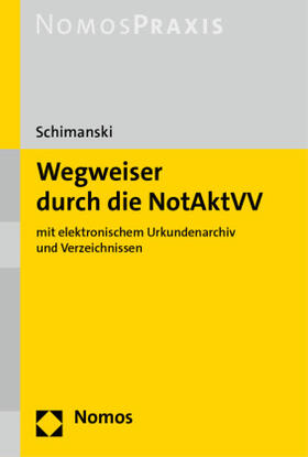 Schimanski | Wegweiser durch die NotAktVV | Buch | sack.de