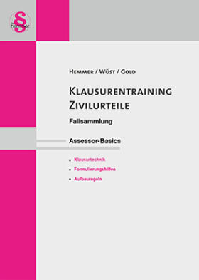Hemmer / Wüst / Gold | Klausurentraining Zivilurteile | Buch | sack.de