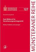 Dörner / Ehlers / Pohlmann |  Zum Widerruf im Versicherungsvertragsrecht | eBook | Sack Fachmedien