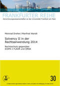 Wandt / Dreher |  Solvency II in der Rechtsanwendung 2014 | eBook | Sack Fachmedien