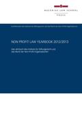 Arnold / Hüttemann / Lehmann |  Non Profit Law Yearbook 2012/2013 | Buch |  Sack Fachmedien