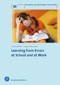 Wuttke / Seifried |  Learning from Errors at School and at Work | eBook | Sack Fachmedien