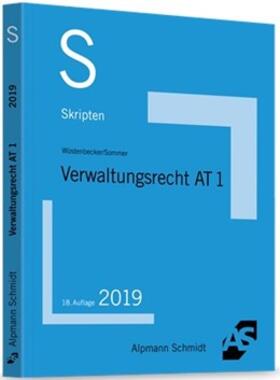 Wüstenbecker / Sommer |  Skript Verwaltungsrecht AT 1 | Buch |  Sack Fachmedien