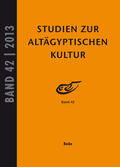 Kahl / Kloth |  Studien zur Altägyptischen Kultur Band 42 | Buch |  Sack Fachmedien