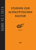Kahl / Kloth |  Studien zur Altägyptischen Kultur Band 42 | eBook | Sack Fachmedien