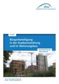 Kienast / Altrock |  Bürgerbeteiligung in der Stadtentwicklung und im Wohnungsbau | Buch |  Sack Fachmedien