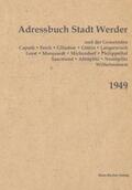 Becker |  Adressbuch Werder und angrenzenden Gemeinden 1949 | Buch |  Sack Fachmedien