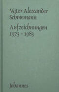 Schmemann |  Alexander Schmemann | Buch |  Sack Fachmedien