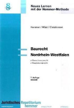 Hemmer / Wüst | Baurecht NRW | Buch | sack.de