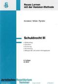 Hemmer / Wüst / Tyroller |  Schuldrecht III | Buch |  Sack Fachmedien