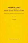  Recht in Afrika / Law in Africa / Droit en Afrique | Buch |  Sack Fachmedien