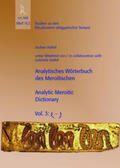 Hallof |  SRaT 13,3: Analytisches Wörterbuch des Meroitischen /Analytic Meroitic Dictionary, Vol 3 | Buch |  Sack Fachmedien