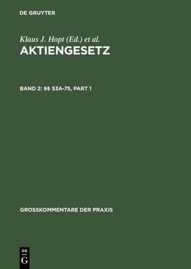 Hopt / Henze / Assmann | §§ 53a-75 | Buch | sack.de
