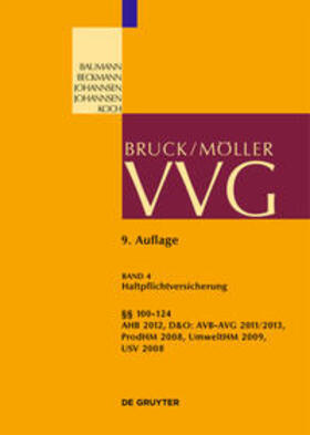 Baumann / Koch / Beckmann | VVG / §§ 100-124 VVG | Buch | sack.de