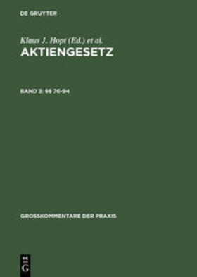 Kort / Assmann / Habersack | §§ 76-94 | Buch | sack.de