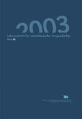 Meller |  Jahresschrift für mitteldeutsche Vorgeschichte / Jahresschrift für mitteldeutsche Vorgeschichte 86 (2003) | Buch |  Sack Fachmedien