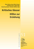 Düring / Krause / Peters |  Kritisches Glossar - Hilfen zur Erziehung | Buch |  Sack Fachmedien