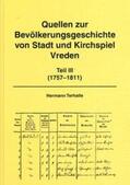 Terhalle |  Quellen zur Bevölkerungsgeschichte von Stadt und Kirchspiel Vreden | Buch |  Sack Fachmedien