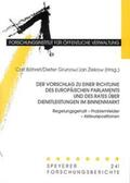 Böhret / Grunow / Ziekow |  Der Vorschlag zu einer Richtlinie des Europäischen Parlaments und des Rates über Dienstleistungen im Binnenmarkt | Buch |  Sack Fachmedien