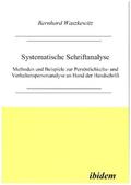 Waszkewitz |  Systematische Schriftanalyse | Buch |  Sack Fachmedien