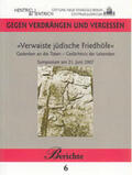 Simon |  "Verwaiste jüdische Friedhöfe" | Buch |  Sack Fachmedien
