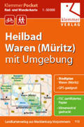 Klemmer |  Klemmer Pocket Rad- und Wanderkarte Heilbad Waren (Müritz) mit Umgebung 1 : 50 000 | Sonstiges |  Sack Fachmedien