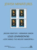 Nemtsov / Simon |  Louis Lewandowski, English edition | Buch |  Sack Fachmedien