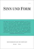  Sinn und Form 3/2021 | Buch |  Sack Fachmedien