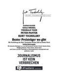 Kurt Tucholsky-Gesellschaft |  Bester Preisträger wo gibt | Buch |  Sack Fachmedien
