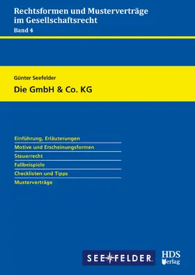 Seefelder |  Die GmbH & Co. KG | eBook | Sack Fachmedien