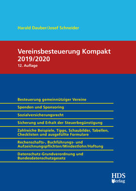 Dauber / Schneider | Vereinsbesteuerung Kompakt 2019/2020 | Buch | sack.de