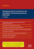 Voos |  Betriebswirtschaft und Recht in der mündlichen Steuerberaterprüfung 2022/2023 | Buch |  Sack Fachmedien