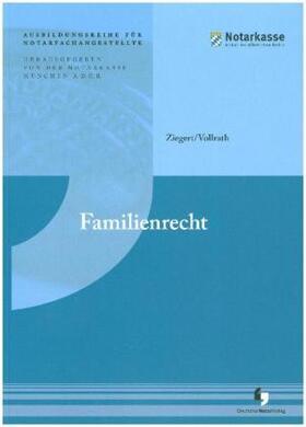 Ziegert / Vollrath / A.D.Ö.R. | Familienrecht | Buch | sack.de