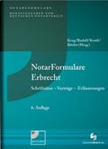 Krug / Rudolf / Kroiß |  NotarFormulare Erbrecht | Buch |  Sack Fachmedien