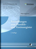 Sagmeister / A.D.Ö.R. |  Anmeldungen zum Handels- und Vereinsregister | Buch |  Sack Fachmedien
