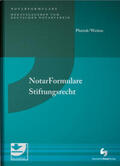 Plottek / Weiten |  NotarFormulare Stiftungsrecht | Buch |  Sack Fachmedien
