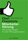 Kratz |  Chef-Checkliste Mitarbeiterführung | Buch |  Sack Fachmedien