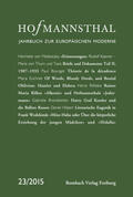 Bergengruen / Neumann / Renner |  Hofmannsthal Jahrbuch zur Europäischen Moderne | Buch |  Sack Fachmedien
