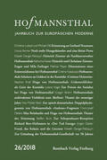 Bergengruen / Honold / Neumann |  Hofmannsthal Jahrbuch zur Europäischen Moderne | Buch |  Sack Fachmedien