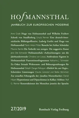 Neumann / Bergengruen / Renner |  Hofmannsthal - Jahrbuch zur Europäischen Moderne | Buch |  Sack Fachmedien