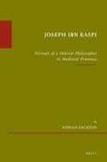 Sackson |  Joseph Ibn Kaspi: Portrait of a Hebrew Philosopher in Medieval Provence | Buch |  Sack Fachmedien
