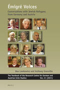Lewkowicz / Grenville |  Émigré Voices: Conversations with Jewish Refugees from Germany and Austria | Buch |  Sack Fachmedien