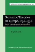 Nerlich |  Semantic Theories in Europe, 1830–1930 | Buch |  Sack Fachmedien