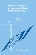 Leible |  General Principles of European Private International Law | Buch |  Sack Fachmedien