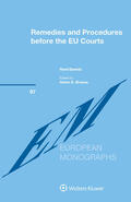 Barents / Breese |  Remedies and Procedures Before the Eu Courts | Buch |  Sack Fachmedien