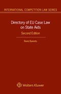 Barents |  Directory of Eu Case Law on State AIDS | Buch |  Sack Fachmedien